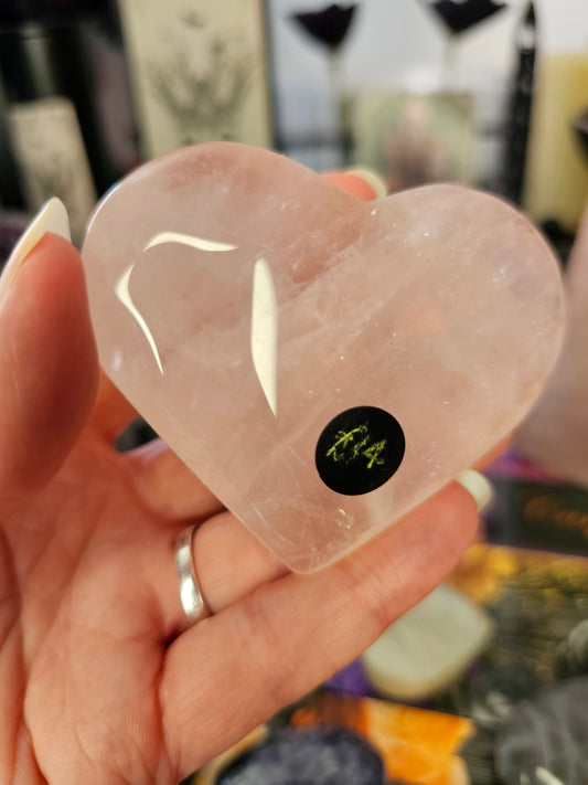 Rose Quartz Heart