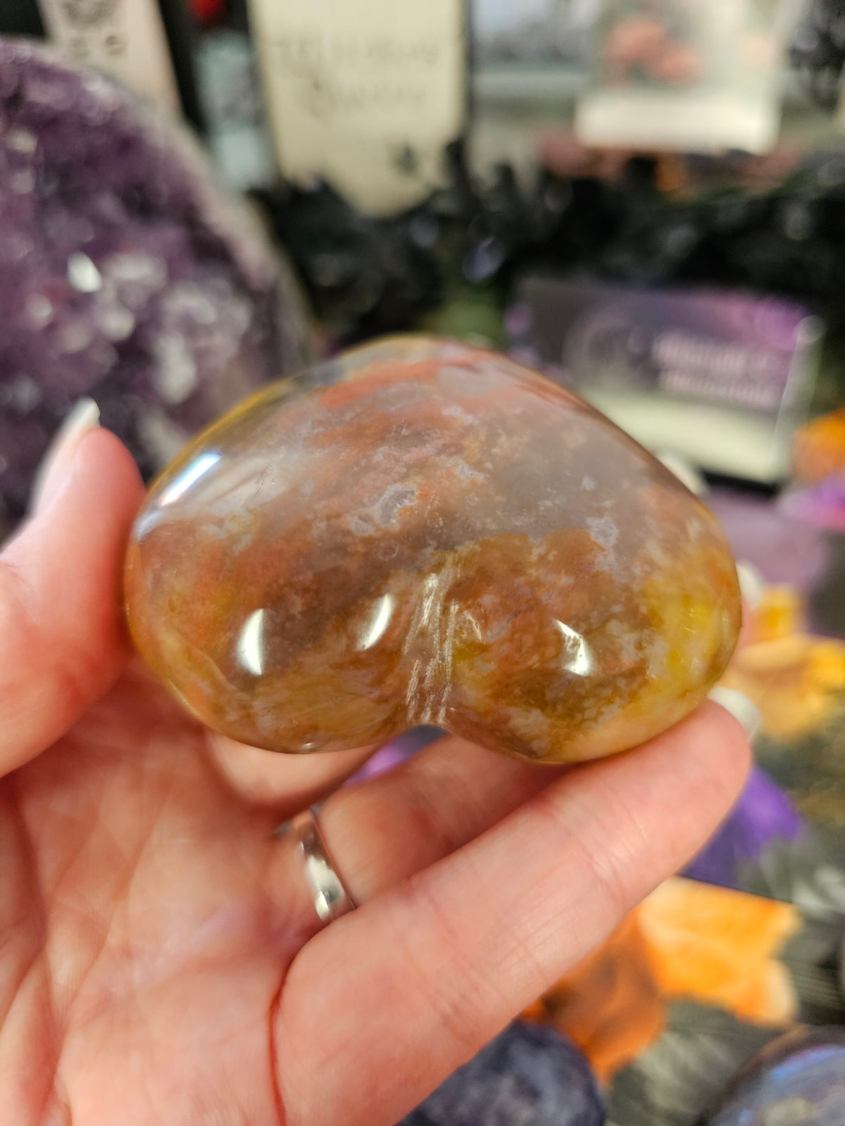 Ocean Jasper Heart