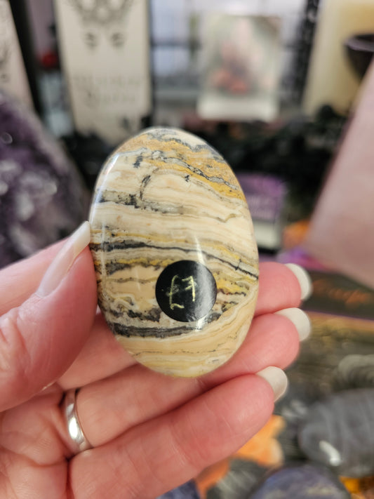 Bumblebee Calcite Palmstone
