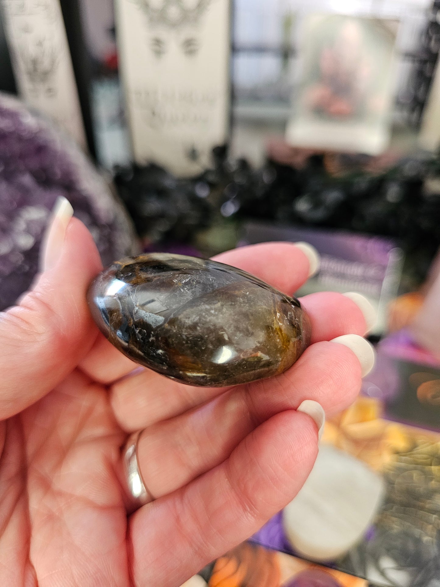Golden Healer Palmstone