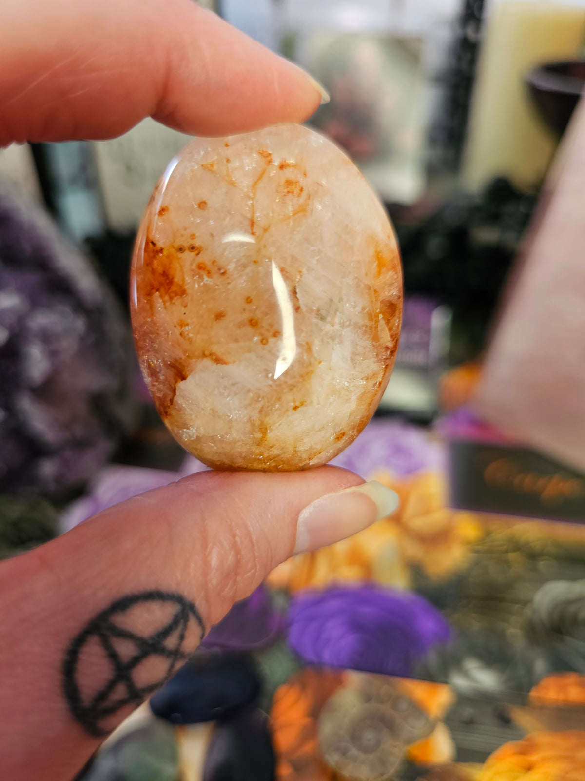 Fire Quartz Palm
