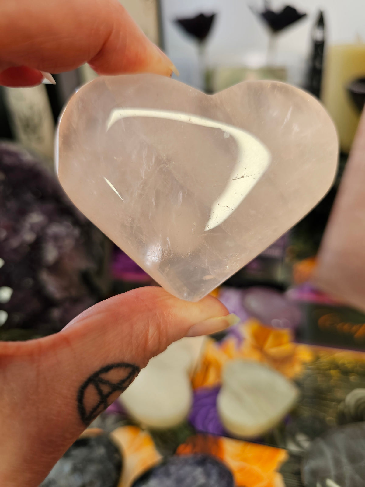 Rose Quartz Heart