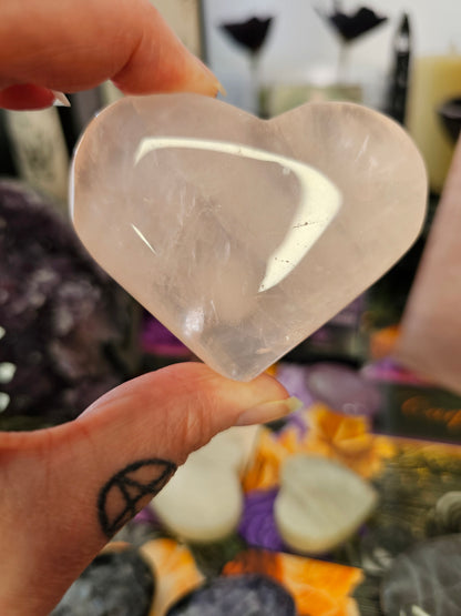 Rose Quartz Heart