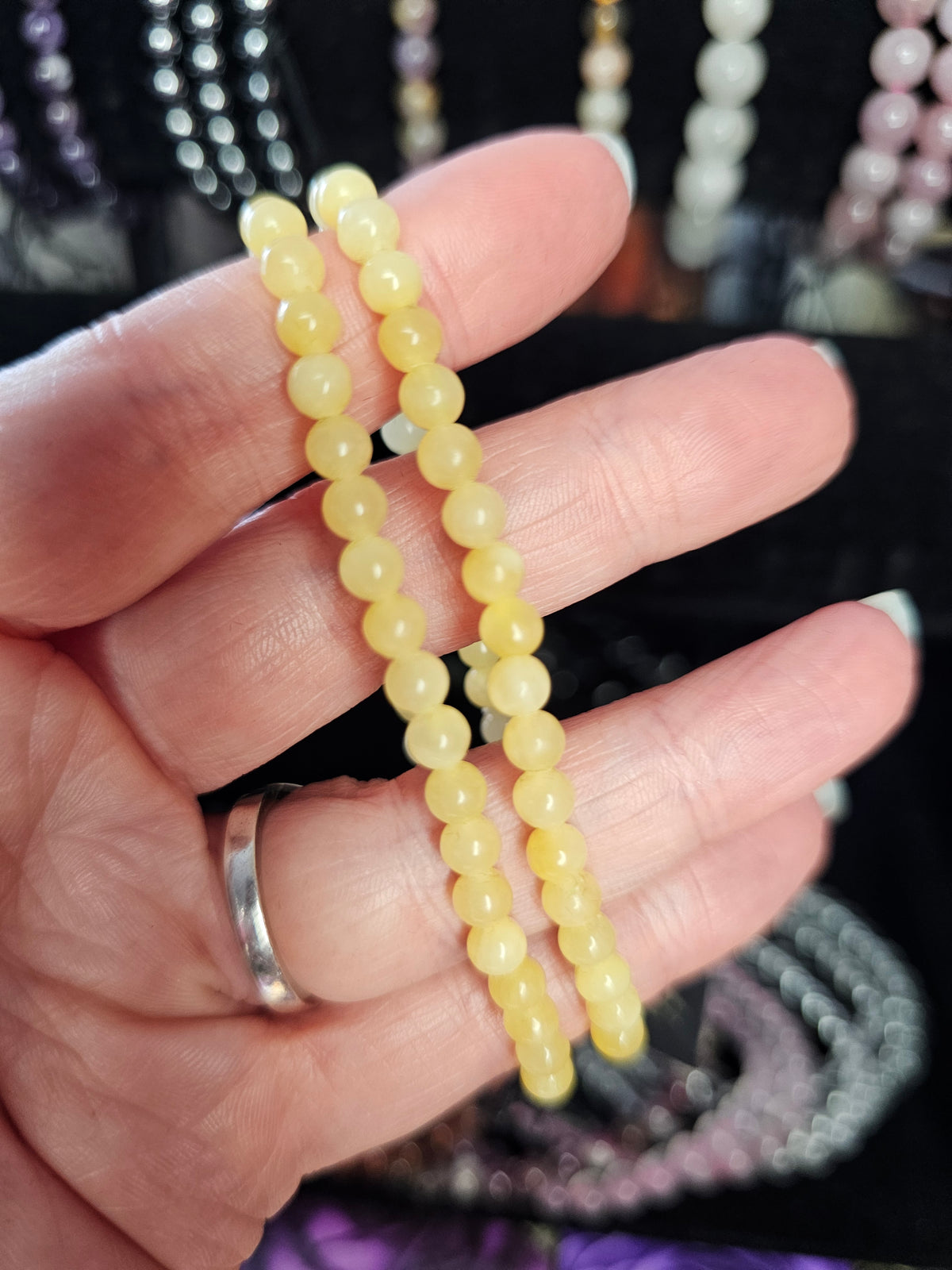 Lemon Calcite Bracelet