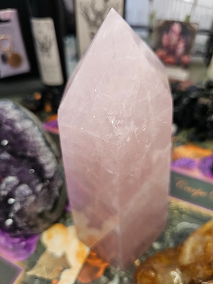 XL Rose Quartz Tower