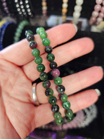 Ruby Zoisite Bracelet