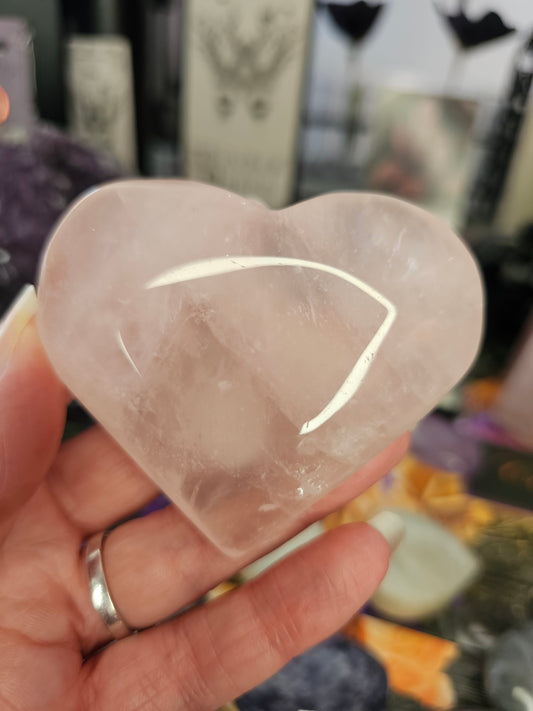 Rose Quartz Heart