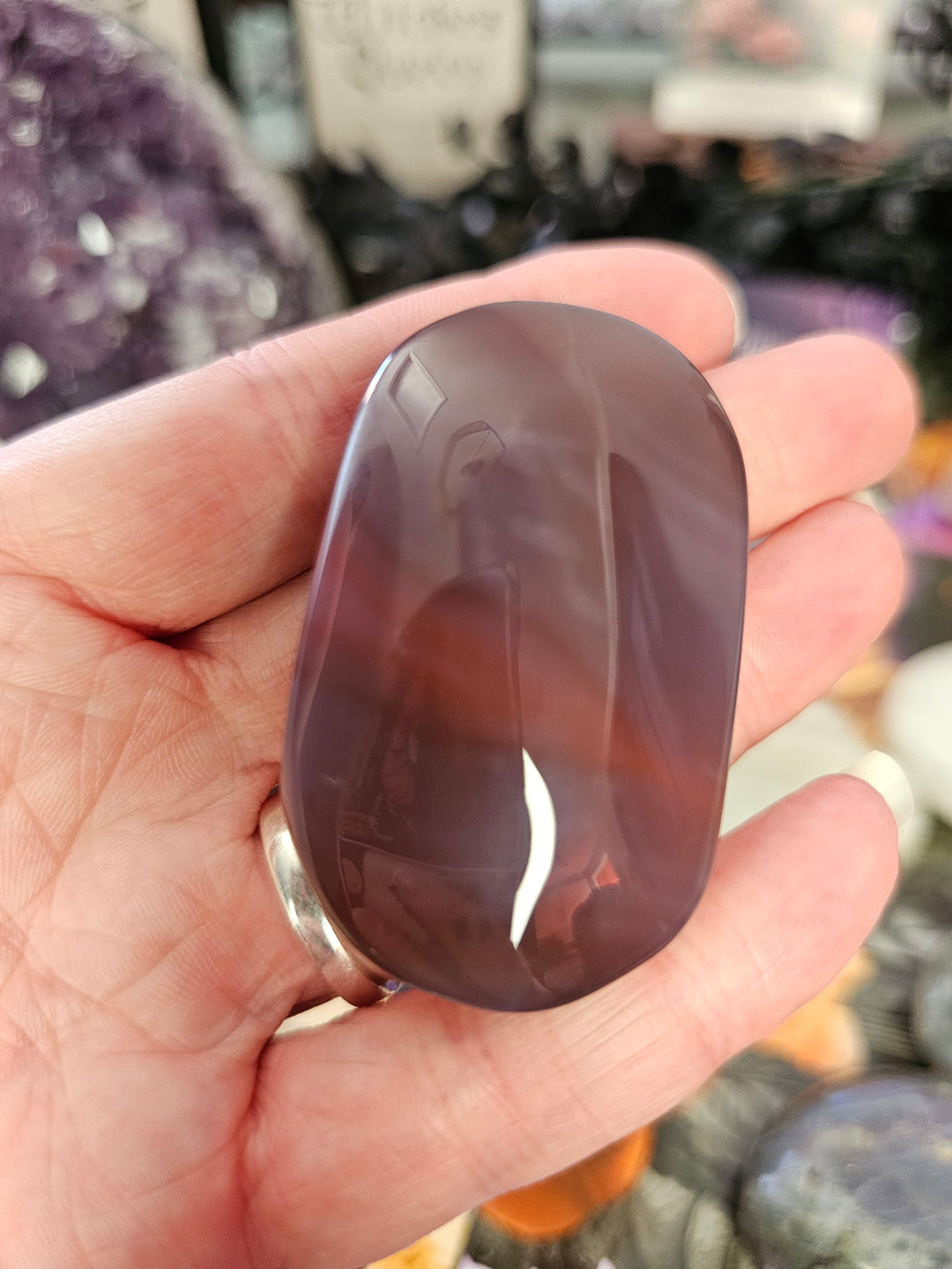 Swazi Agate Palmstone