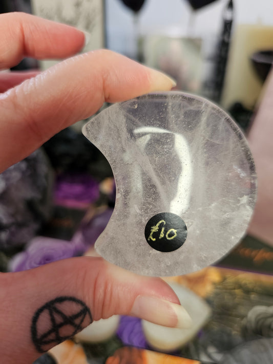 Clear Quartz Moon