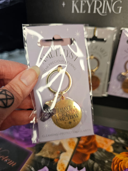 Amethyst Keyring