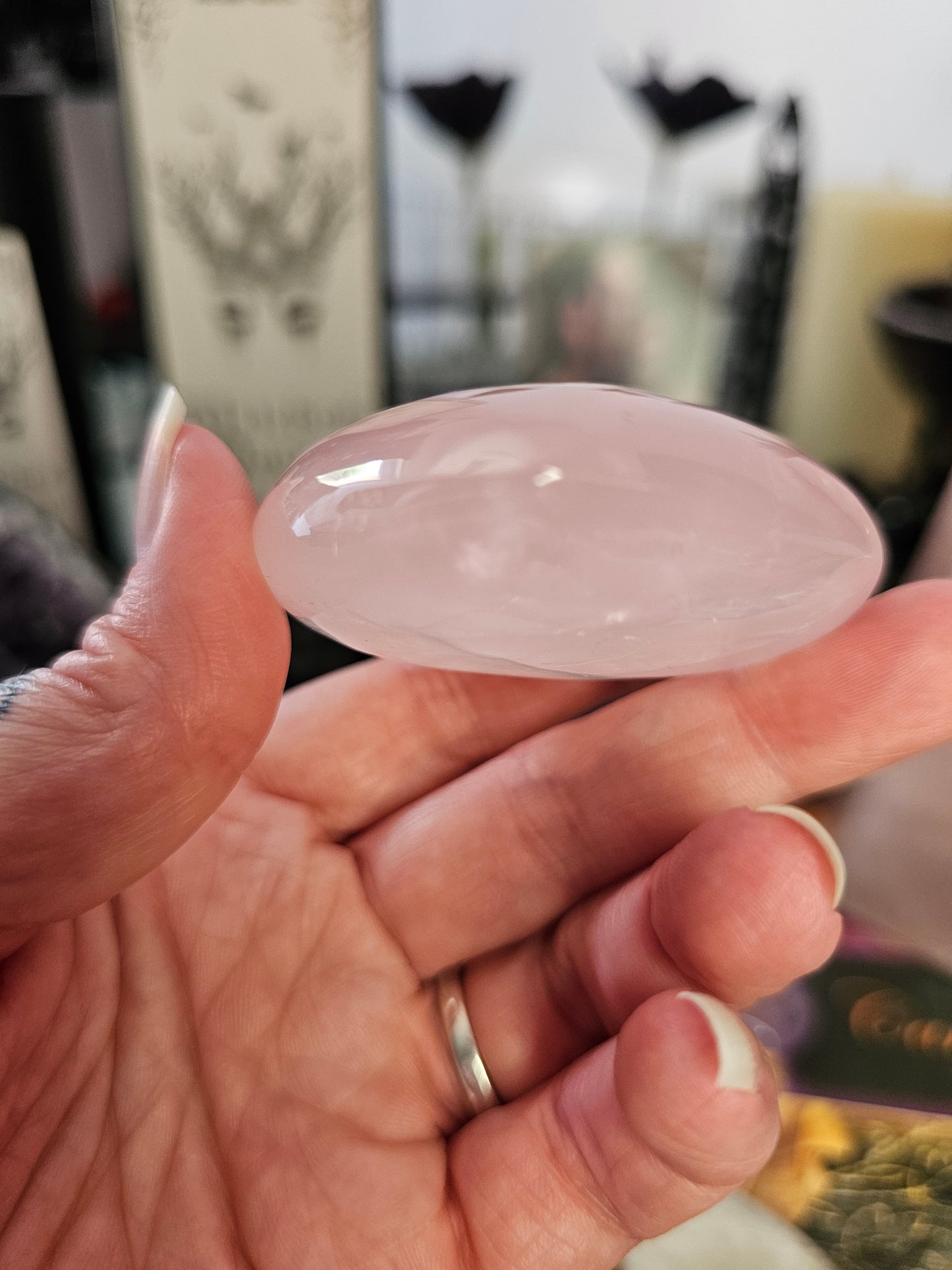 Rose Quartz *Star Flash* Heart