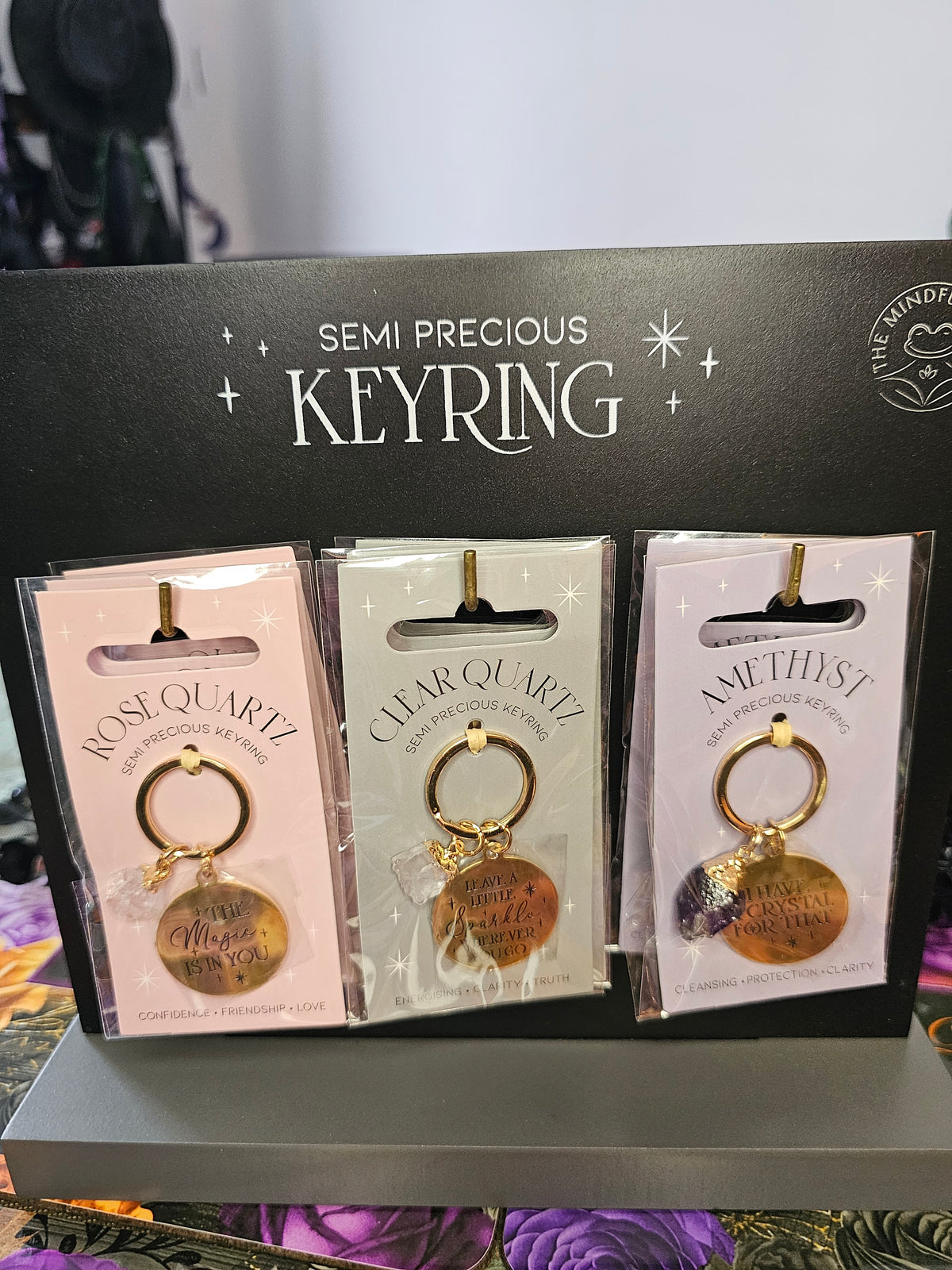 Amethyst Keyring