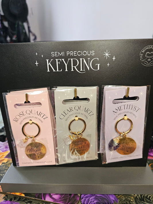 Amethyst Keyring