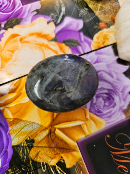 Purple Flash Labradorite Palm
