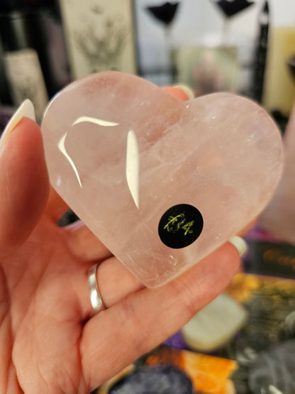 Rose Quartz Heart