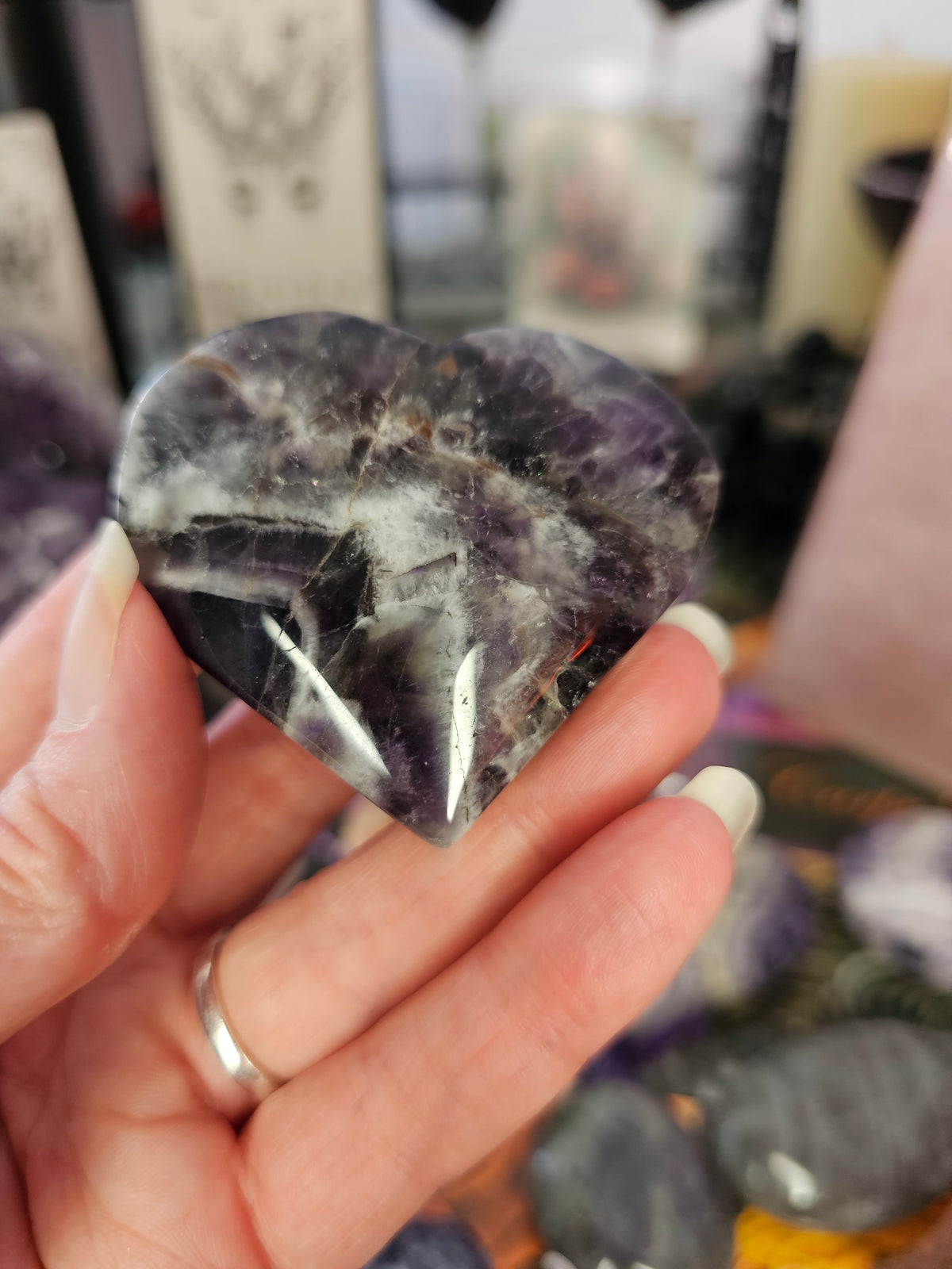 Dream Amethyst Heart