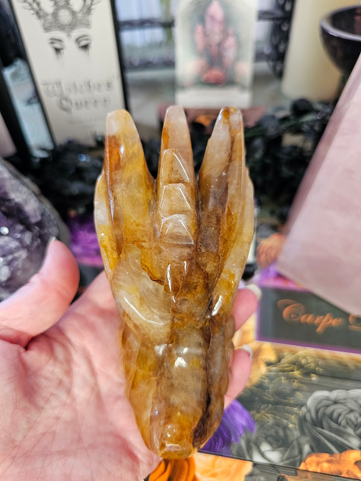 Golden Healer Dragon Head