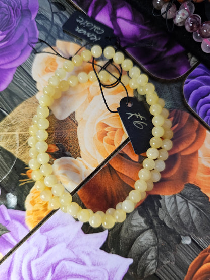 Lemon Calcite Bracelet