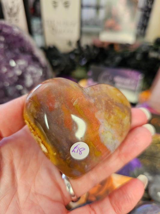 Ocean Jasper Heart