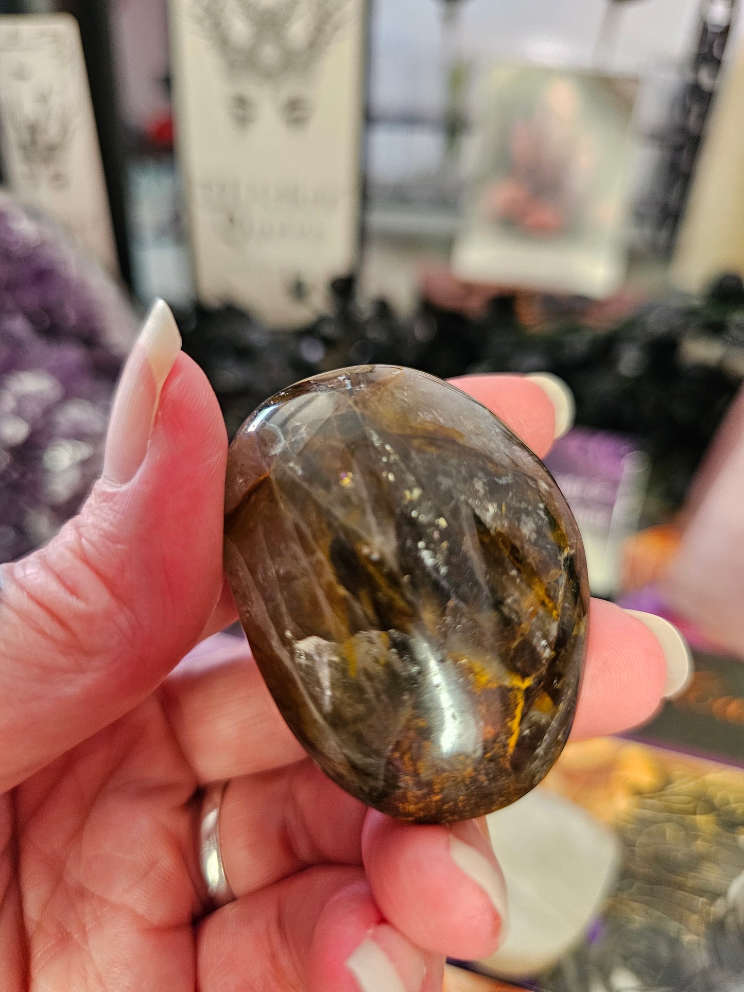 Golden Healer Palmstone
