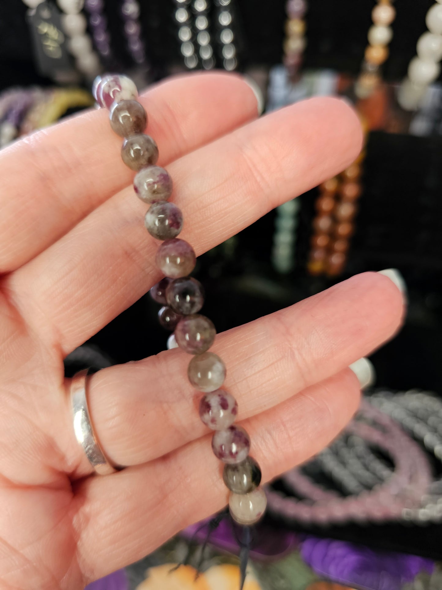 Plum Tourmaline Bracelet