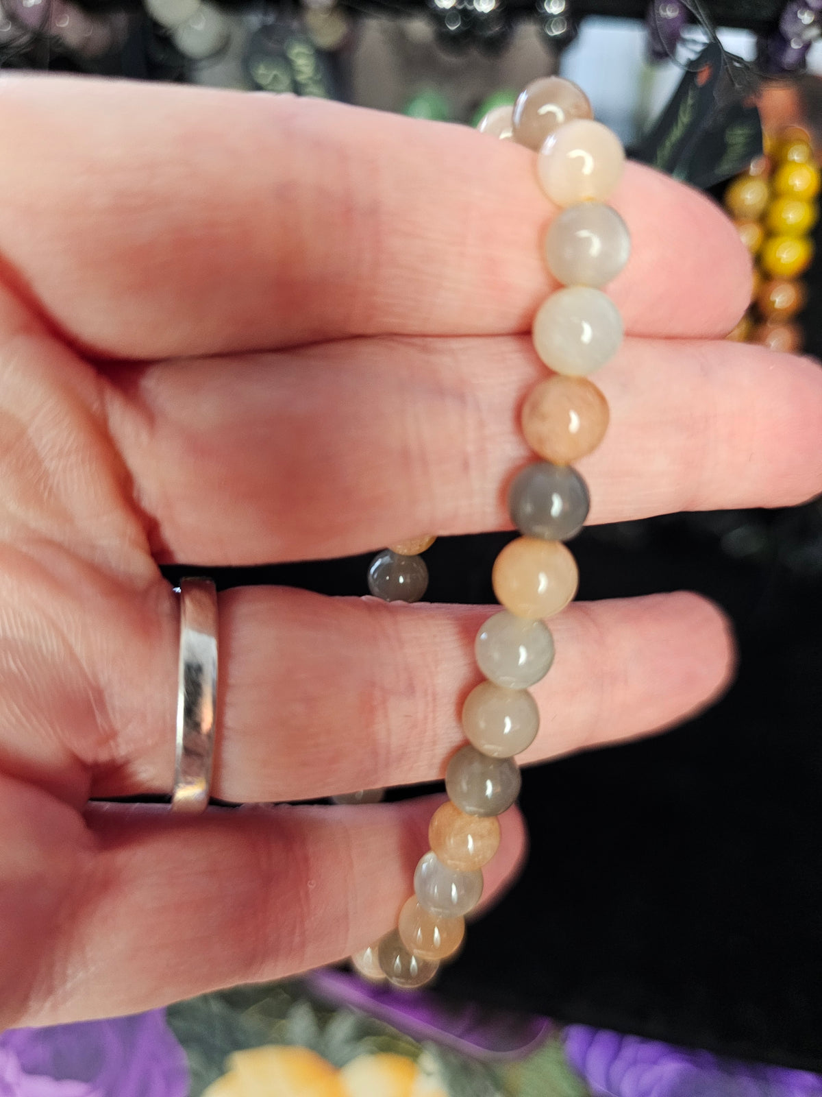 Sunstone/Moonstone Bracelet