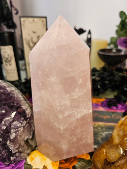 XL Rose Quartz Tower
