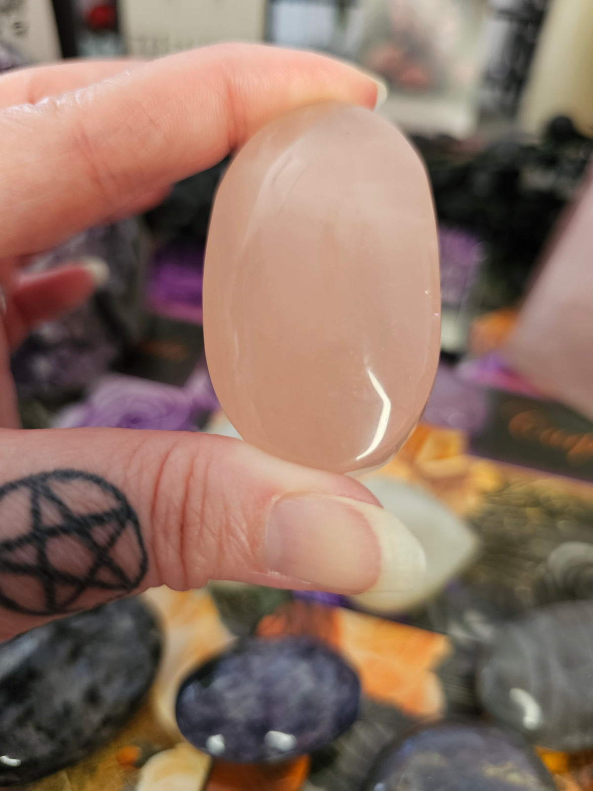 Rose Quartz Palmstone