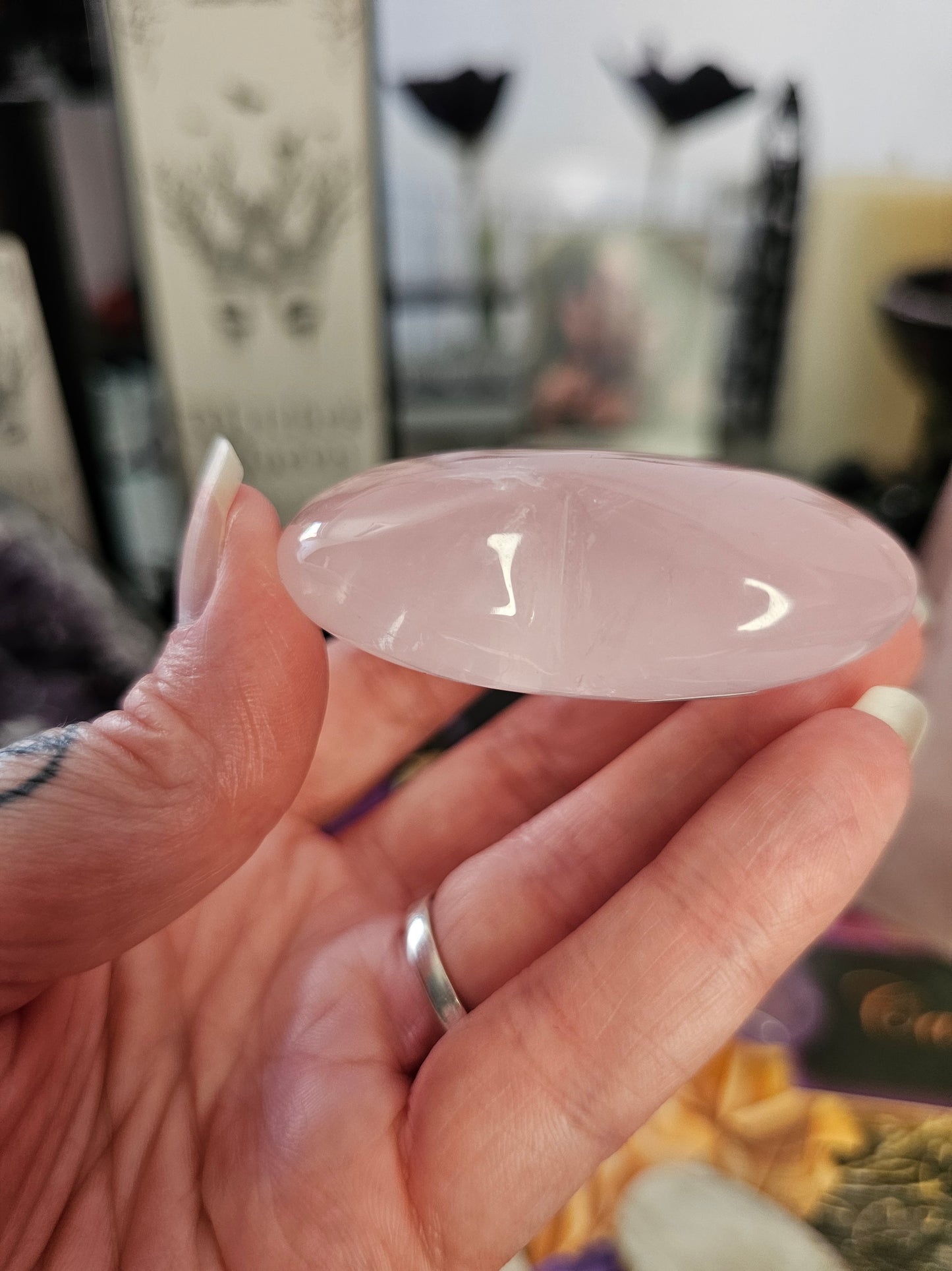 Rose Quartz *Star Flash* Heart